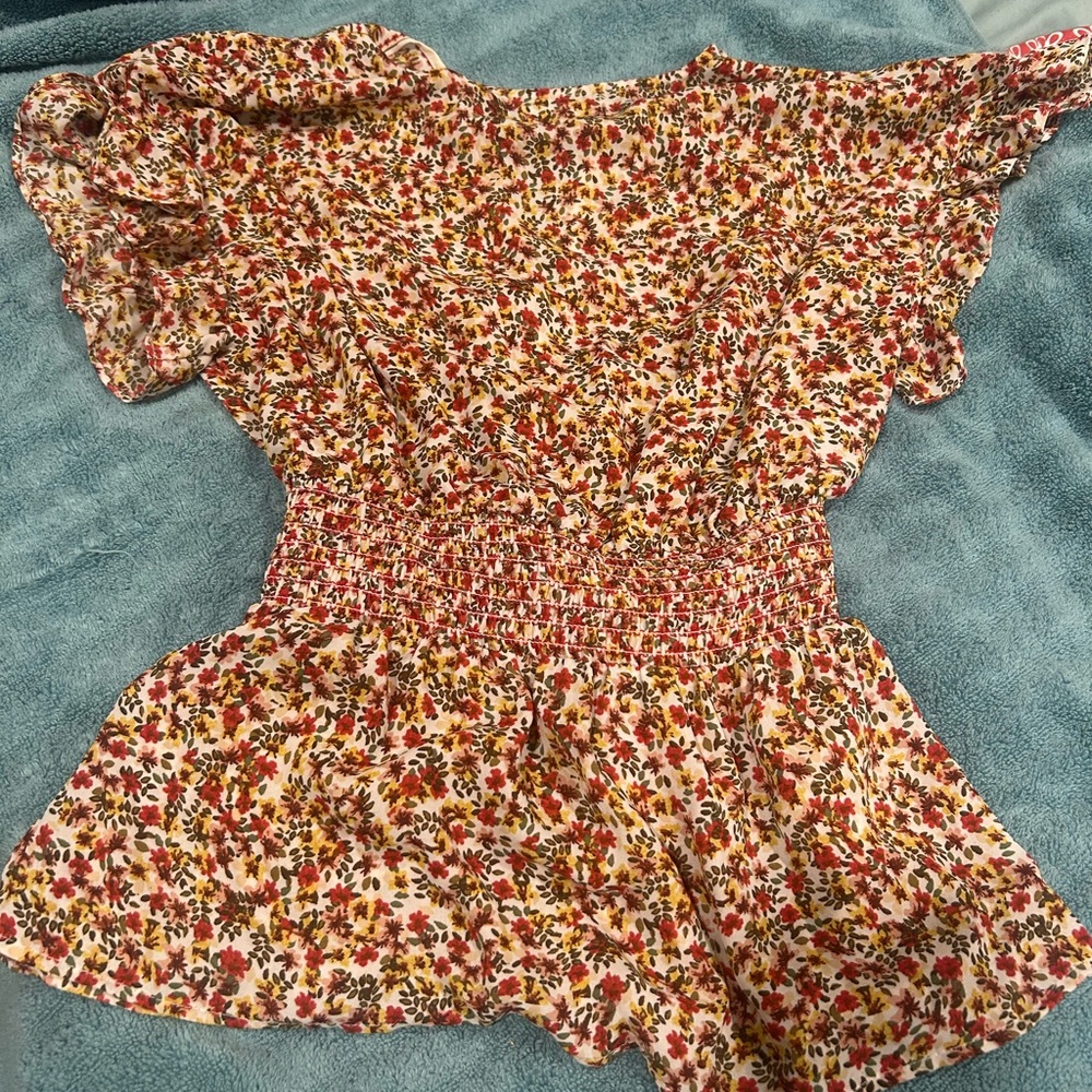 Max Studio Multicolor Floral Blouse - Picture 4 of 4